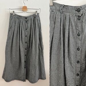 Vintage gingham skirt